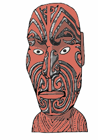 A Maori Carving