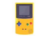 Yellow Video Game System