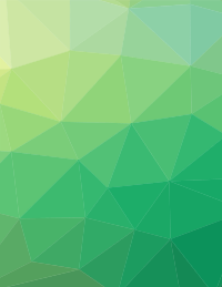 Green low poly pattern background