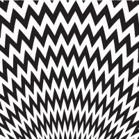 Zigzag pattern black and white