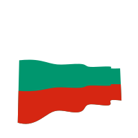 Bulgarian waving flag