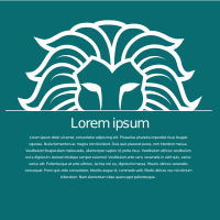 Page design with text