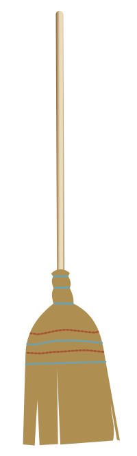 Isolated Broom