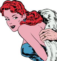 Retro femme fatale
