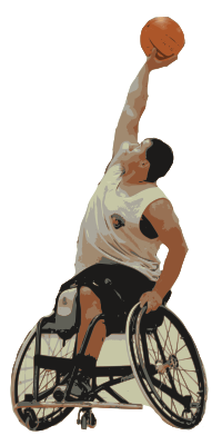 Wheelchair Basketball - One Player