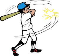 Man Batting - Transparent