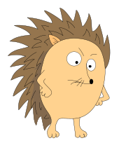 Disappointed Hedgehog