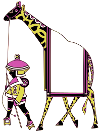 Retro Giraffe Frame