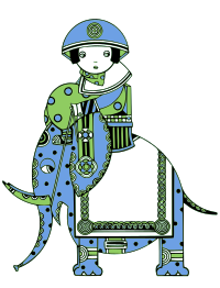 Retro Elephant Frame