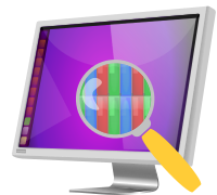 Magnified LCD