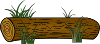Log in the Grass