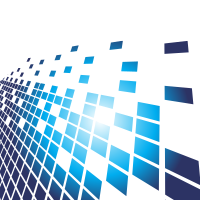 Bursting blue tiles clip art