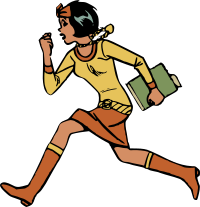 Running to school
