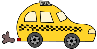 Cartoon Taxi