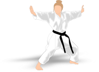 Karate girl