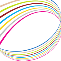 Swirling lines abstract art