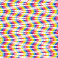 Waving stripes abstract pattern