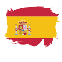 Spanish flag brush stroke
