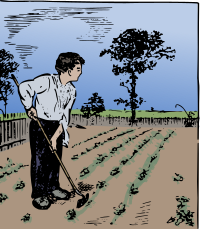 Farmer with a Hoe