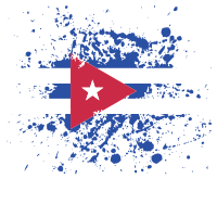 Grungy Cuban flag