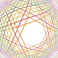 Abstract background with random lines
