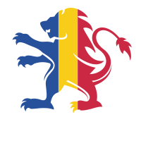 Romanian flag heraldic lion