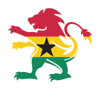 Ghana flag heraldic lion
