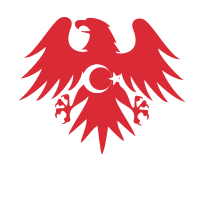 Turkish flag heraldic eagle