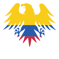 Colombian flag heraldic eagle