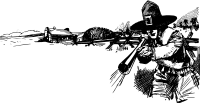 Pilgrim Shoots a Rifle