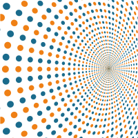 Dotted pattern abstract background