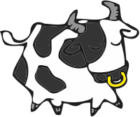 cute cow or bull