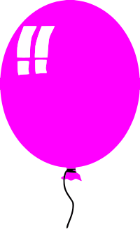 simple balloon - pink