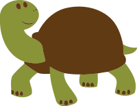 friendly turtle or tortoise