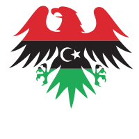 Libyan flag heraldic eagle