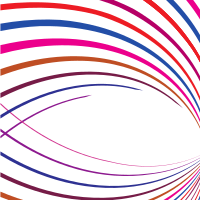Curved stripes abstract background