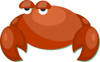 Cartoon crab
