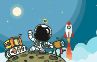 Spaceman discovers planet - remix
