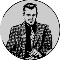 Narrator in circle