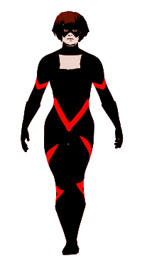 Superheroine pose 1