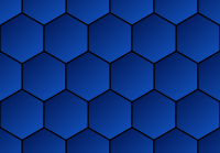 Honeycomb Blue Gradient Background