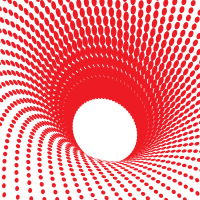 Red dotted pattern