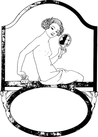 Topless Lady Frame
