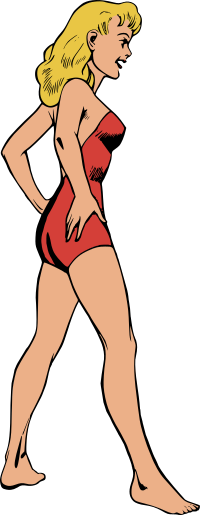 Swimsuit girl