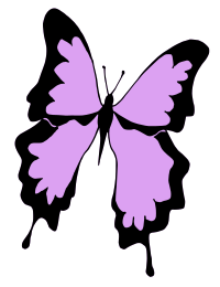 Purple butterfly