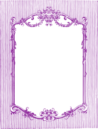 Pink Decorative Lines Frame