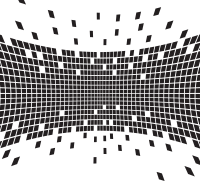 Bursting black tiles
