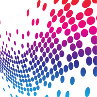 Dotted pattern bursting dots