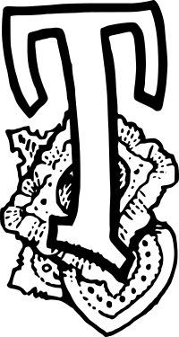 Drop Cap T