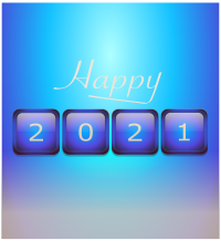 Happy 2021 Blue